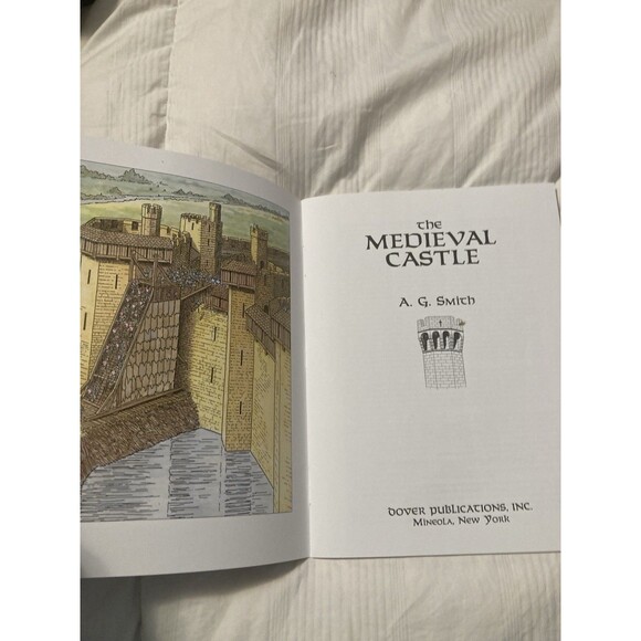 Medival Castles Dover History Adult Color Book - Picture 2 of 5